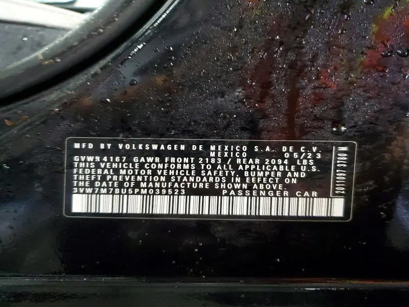 2023 VOLKSWAGEN JETTA SE  