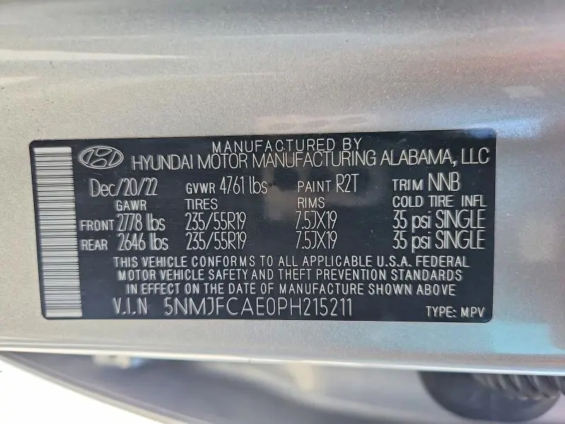 2023 HYUNDAI TUCSON SEL  