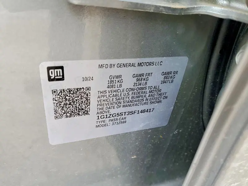 2025 CHEVROLET MALIBU RS  