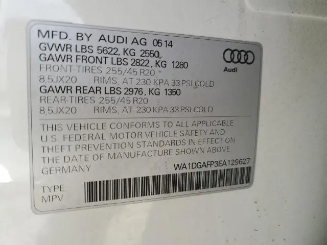 2014 AUDI Q5 PREMIUM PLUS