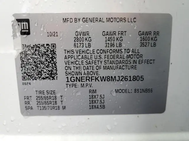 2021 CHEVROLET TRAVERSE LS  