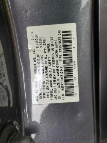 2014 HONDA ACCORD SPORT  