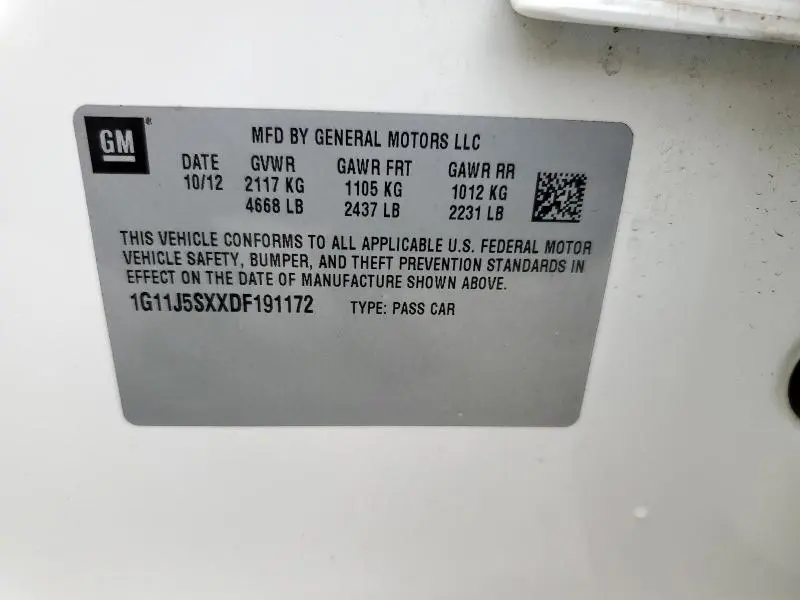 2013 CHEVROLET MALIBU LTZ  