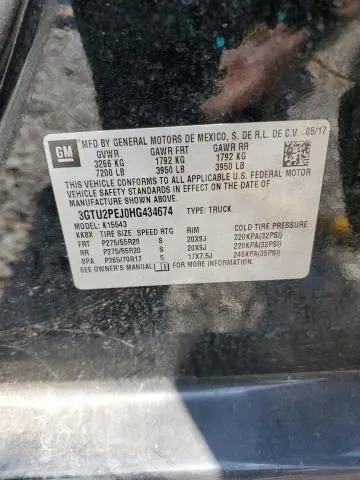 2017 GMC SIERRA K1500 DENALI  