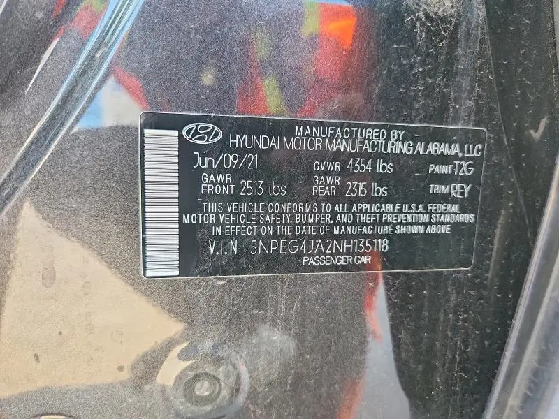 2022 HYUNDAI SONATA SE  