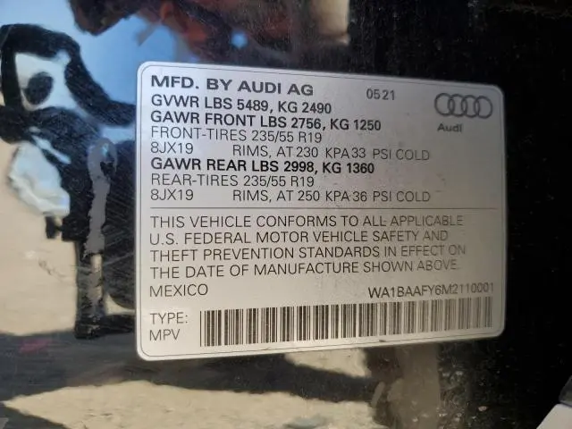 2021 AUDI Q5 PREMIUM PLUS  