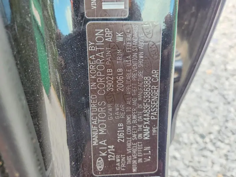 2015 KIA FORTE EX  