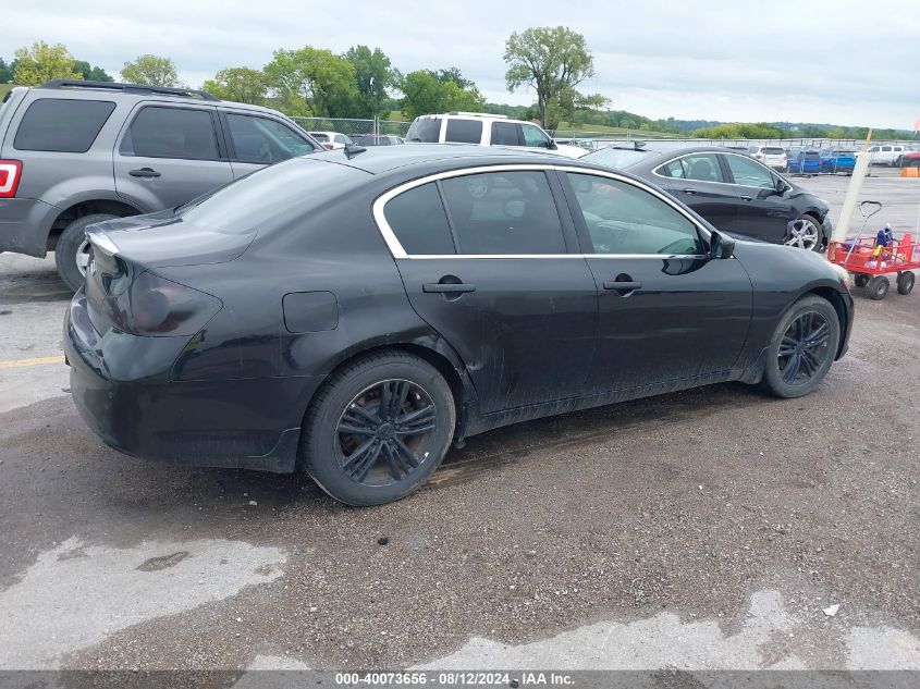 2012 INFINITI G37X  