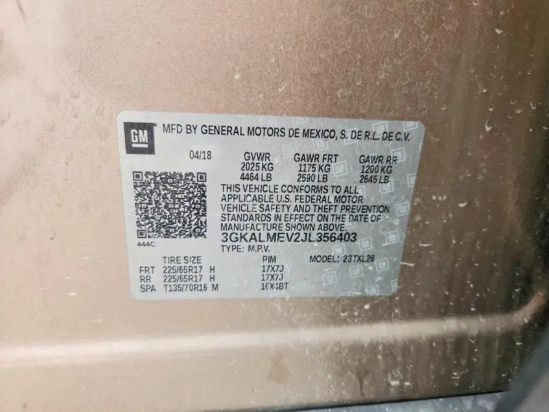 2018 GMC TERRAIN SLE  