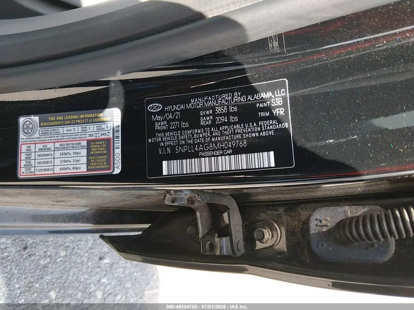 2021 HYUNDAI ELANTRA SE