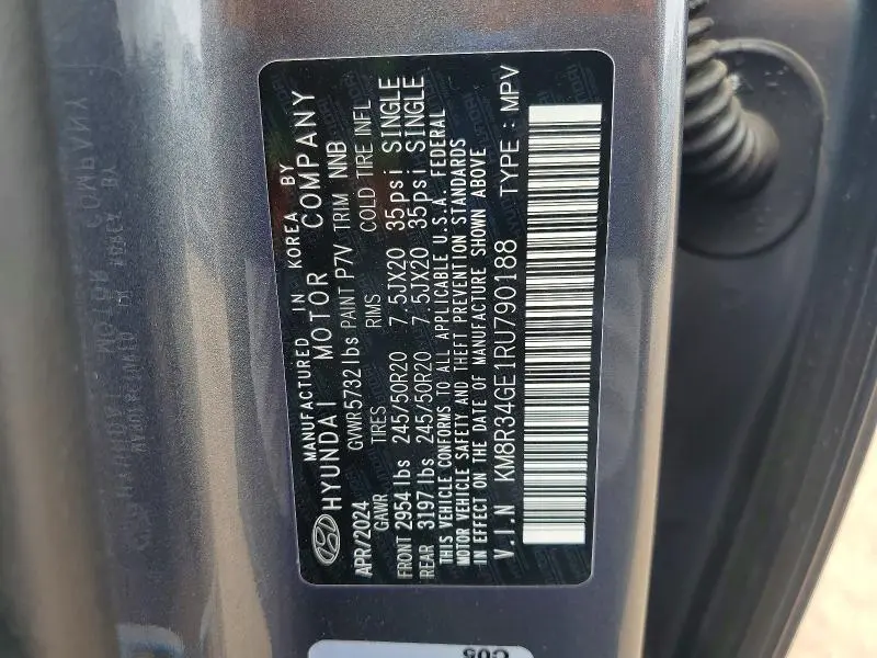 2024 HYUNDAI PALISADE XRT  