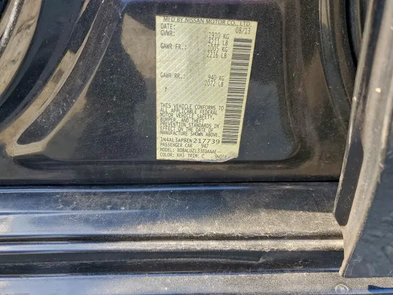 2014 NISSAN ALTIMA 2.5  