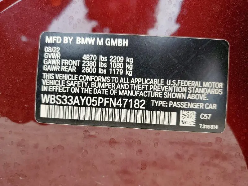 2023 BMW M3 COMPETITION  