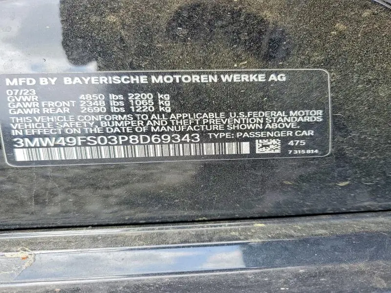 2023 BMW M340I   