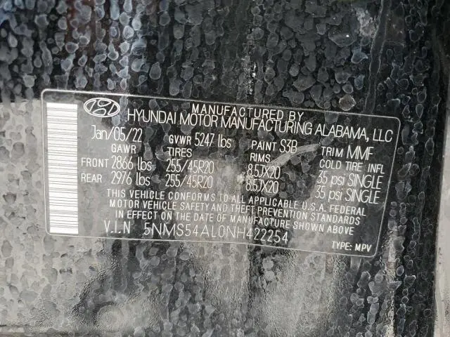 2022 HYUNDAI SANTA FE CALLIGRAPHY  