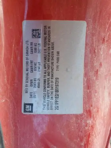 2011 CHEVROLET CAMARO LT  