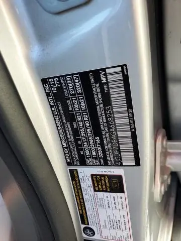 2016 MERCEDES-BENZ GL 550 4MATIC  