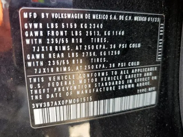 2023 VOLKSWAGEN TIGUAN SE  