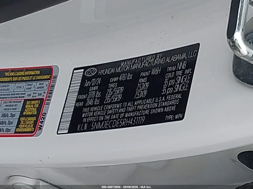 2024 HYUNDAI TUCSON LIMITED