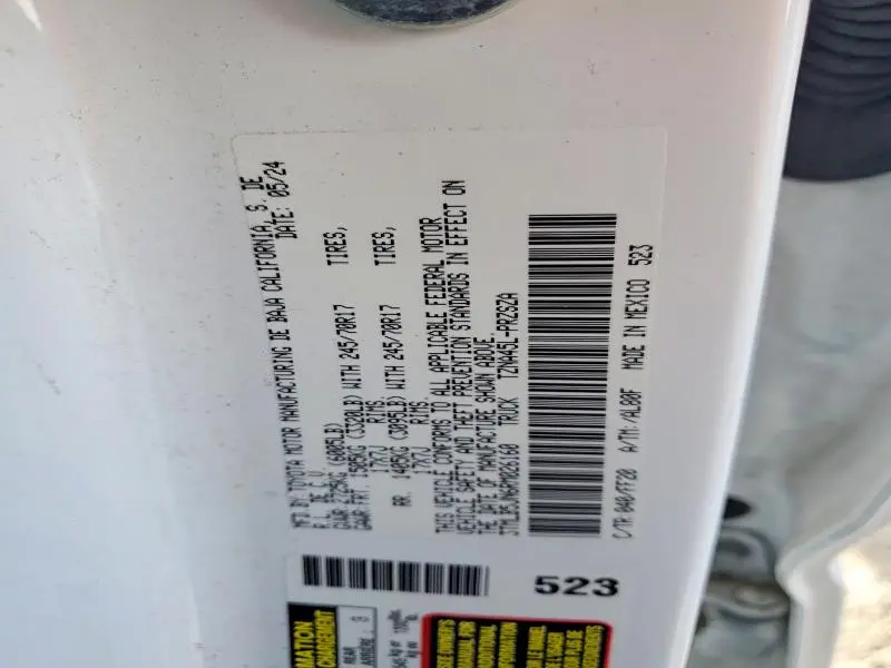 2024 TOYOTA TACOMA SR5  