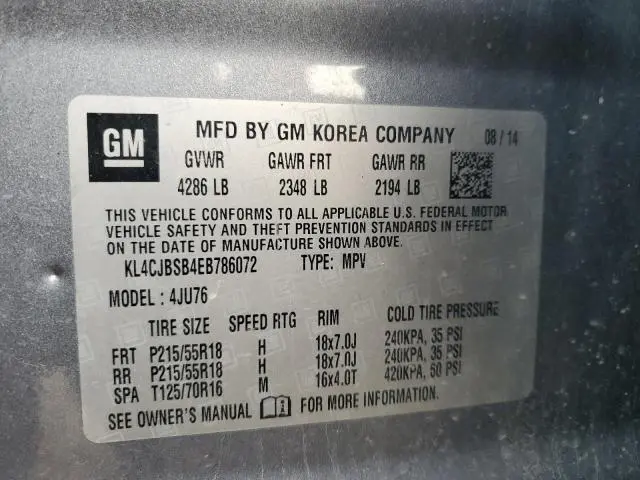 2014 BUICK ENCORE CONVENIENCE  