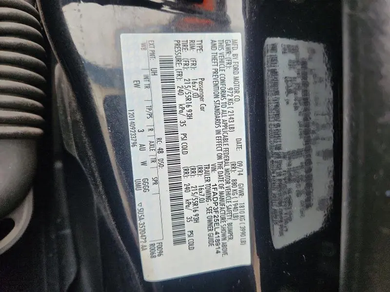 2014 FORD FOCUS SE  