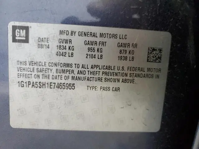 2014 CHEVROLET CRUZE LS  