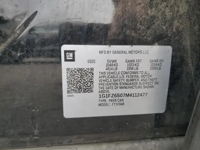 2021 CHEVROLET BOLT EV PREMIER  