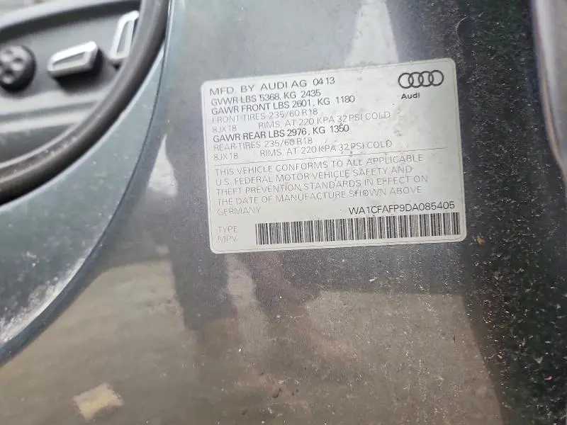 2013 AUDI Q5 PREMIUM  