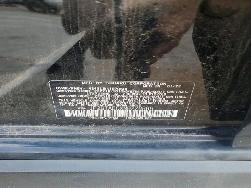 2022 SUBARU CROSSTREK PREMIUM  