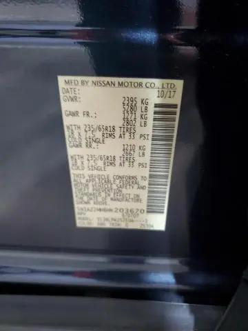 2017 NISSAN MURANO S