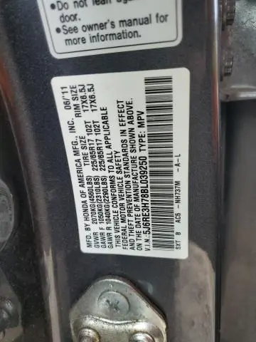 2011 HONDA CR-V EXL