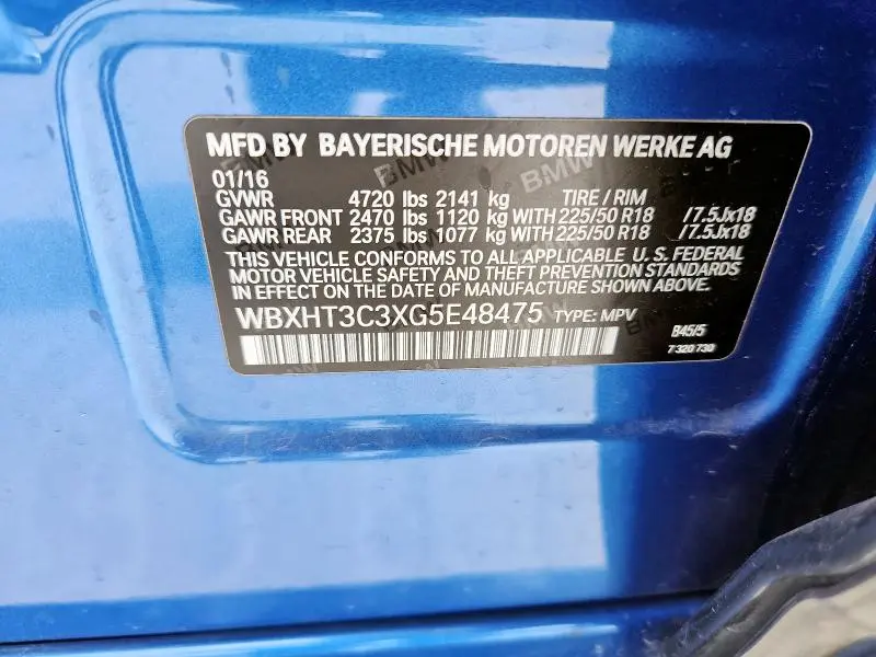 2016 BMW X1 XDRIVE28I  