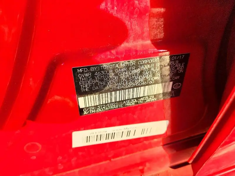 2017 LEXUS IS 200T BASE  