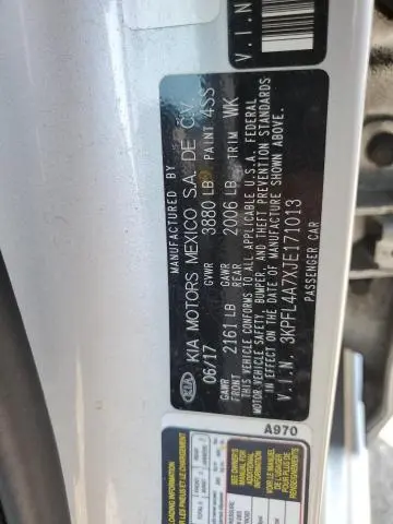2018 KIA FORTE LX  
