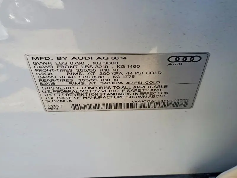 2015 AUDI Q7 PREMIUM  