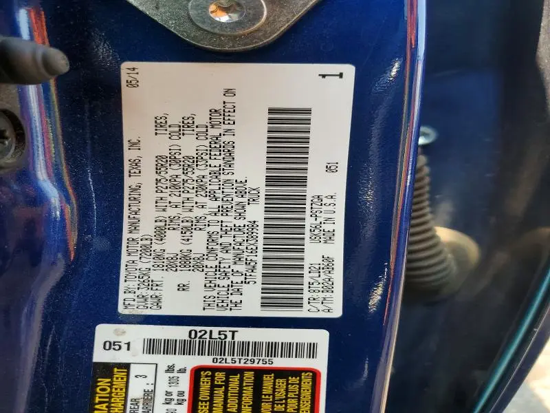 2014 TOYOTA TUNDRA CREWMAX PLATINUM  