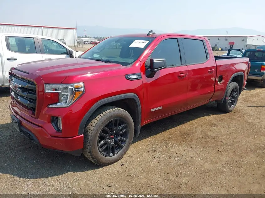 2021 GMC SIERRA 1500 4WD  STANDARD BOX ELEVATION