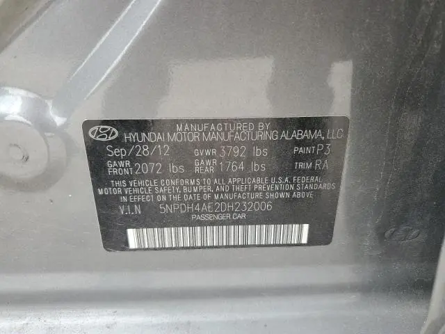 2013 HYUNDAI ELANTRA GLS
