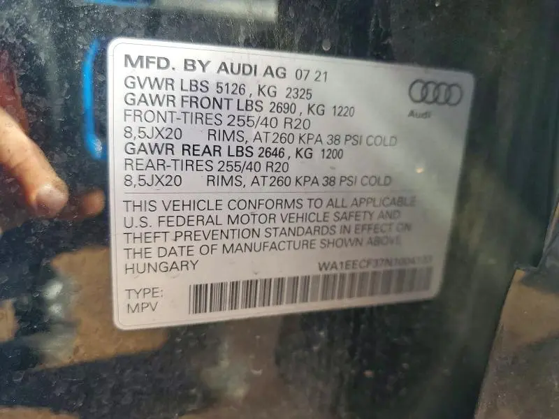 2022 AUDI Q3 PREMIUM PLUS S LINE 45  