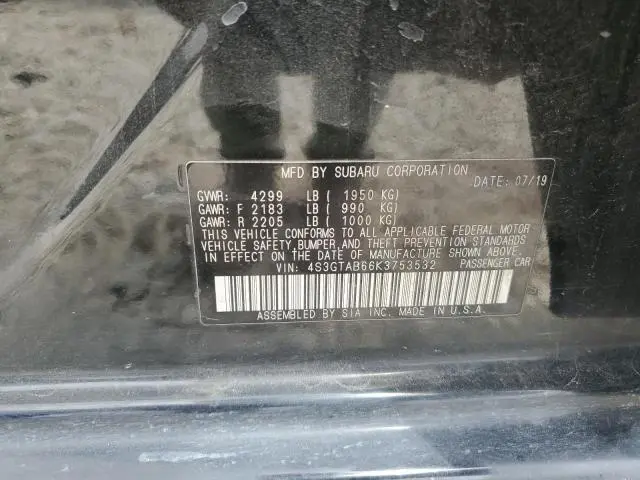2019 SUBARU IMPREZA 
