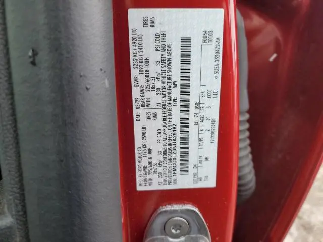 2022 FORD ESCAPE TITANIUM  