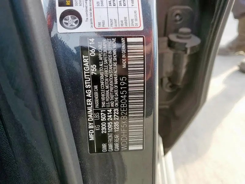 2014 MERCEDES-BENZ E 350