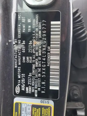 2019 KIA OPTIMA LX  