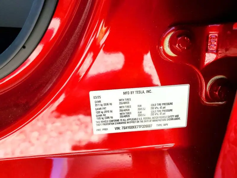 2026 TESLA MODEL Y   