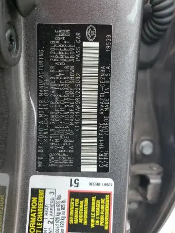 2024 TOYOTA CAMRY LE  
