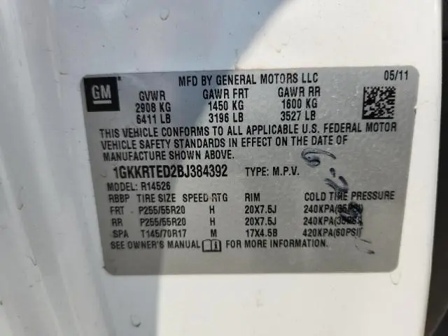 2011 GMC ACADIA DENALI  