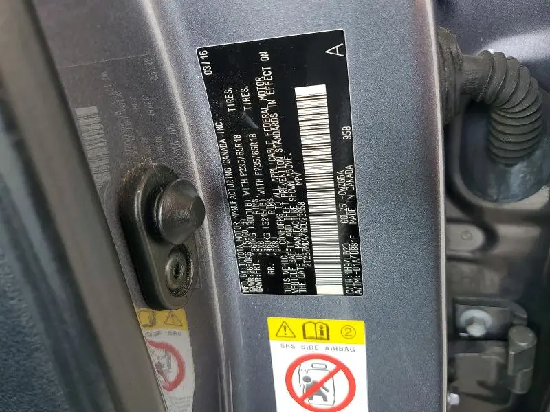 2016 LEXUS RX 350 BASE  