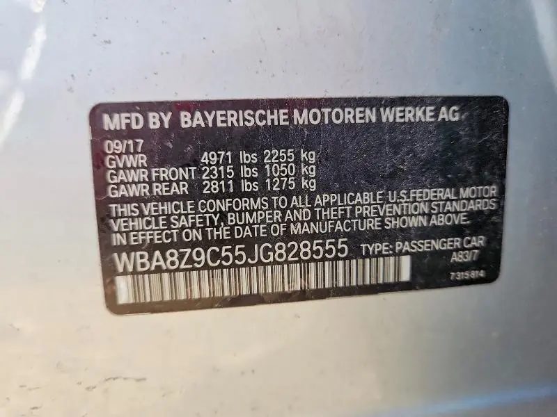 2018 BMW 330 XIGT  