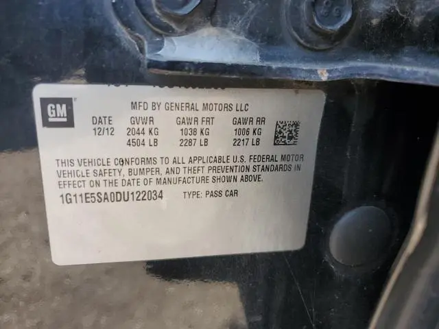 2013 CHEVROLET MALIBU 2LT  